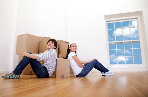 Commercial packing and unpacking for an office move in Uxbridge