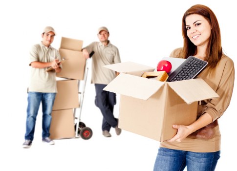 Boxes and furniture being prepared for a house move in Uxbridge