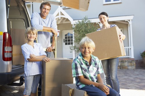 Flat moving service handling furniture and boxes for an Uxbridge property