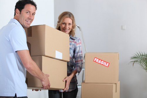 Careful delivery and placement of a piano at a Uxbridge property