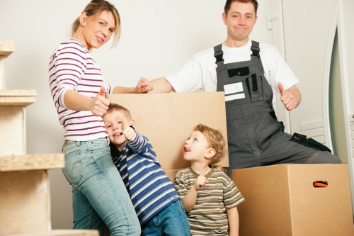 Residential furniture move with boxes and larger items in Uxbridge